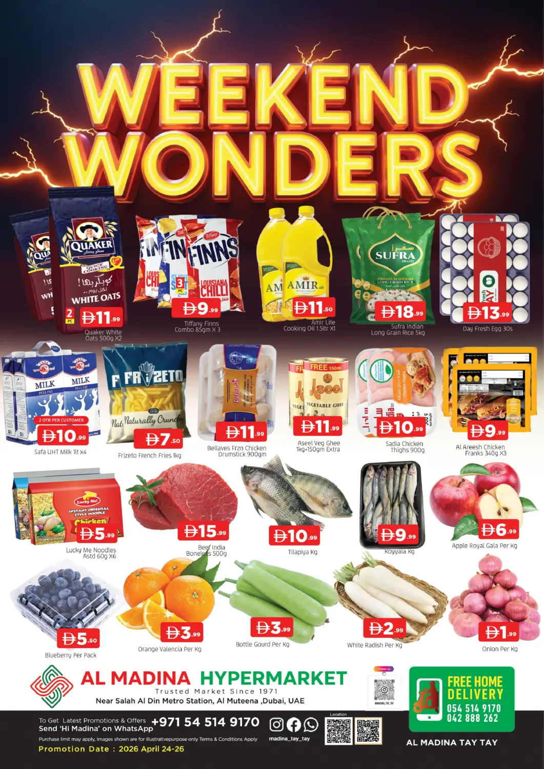 UAE - Dubai AL MADINA (Dubai) offers in D4D Online. Al Muteena, Dubai. . Till 26th April