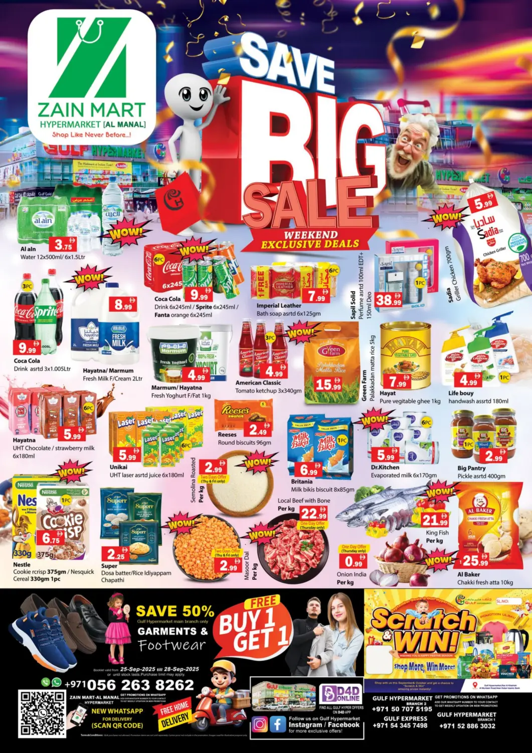UAE - Ras al Khaimah Zain Mart Supermarket offers in D4D Online. Save Big Sale. . Till 28th September