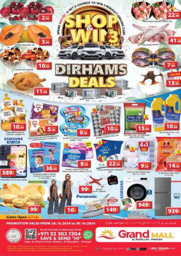 UAE - Sharjah / Ajman Grand Hyper Market offers in D4D Online. Al Musallah - Sharjah. . Till 30th October