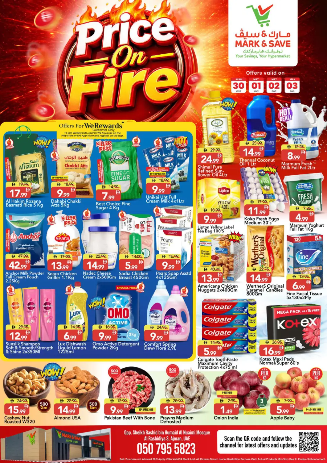 UAE - Sharjah / Ajman Mark & Save offers in D4D Online. Al Rashidiya  3, Ajman. . Till 3rd May