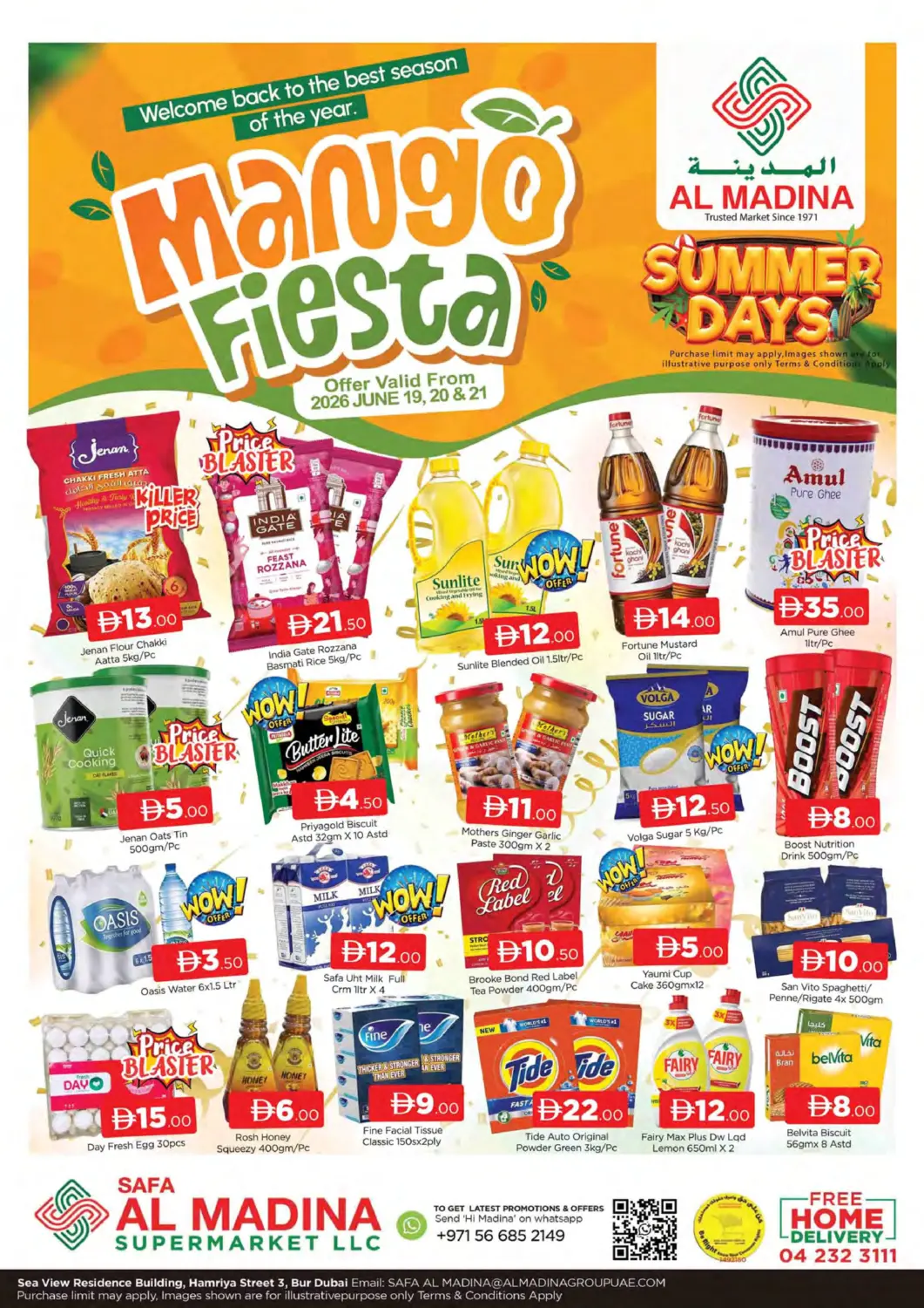 UAE - Dubai AL MADINA (Dubai) offers in D4D Online. Safa Al Madina - Burdubai. . Till 21st June
