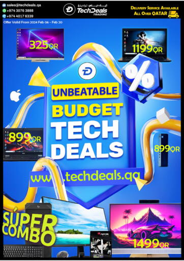 Qatar - Al Rayyan Tech Deals Trading offers in D4D Online. Unbeatable Budget Tech Deals. . Till 20th February