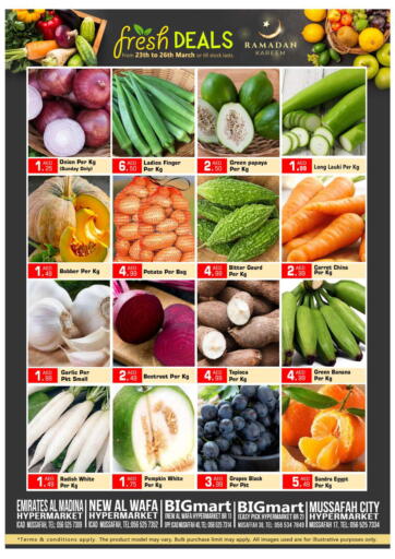 UAE - Dubai BIGmart offers in D4D Online. Musaffah, Abu Dhabi. . Till 26th March
