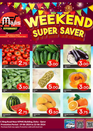 Qatar - Al Rayyan Majlis Hypermarket offers in D4D Online. Weekend Super Saver. . Till 22nd June