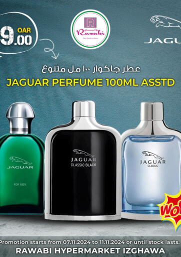 Qatar - Al Khor Rawabi Hypermarkets offers in D4D Online. Jaguar Perfume @ Izghawa. . Till 11th November