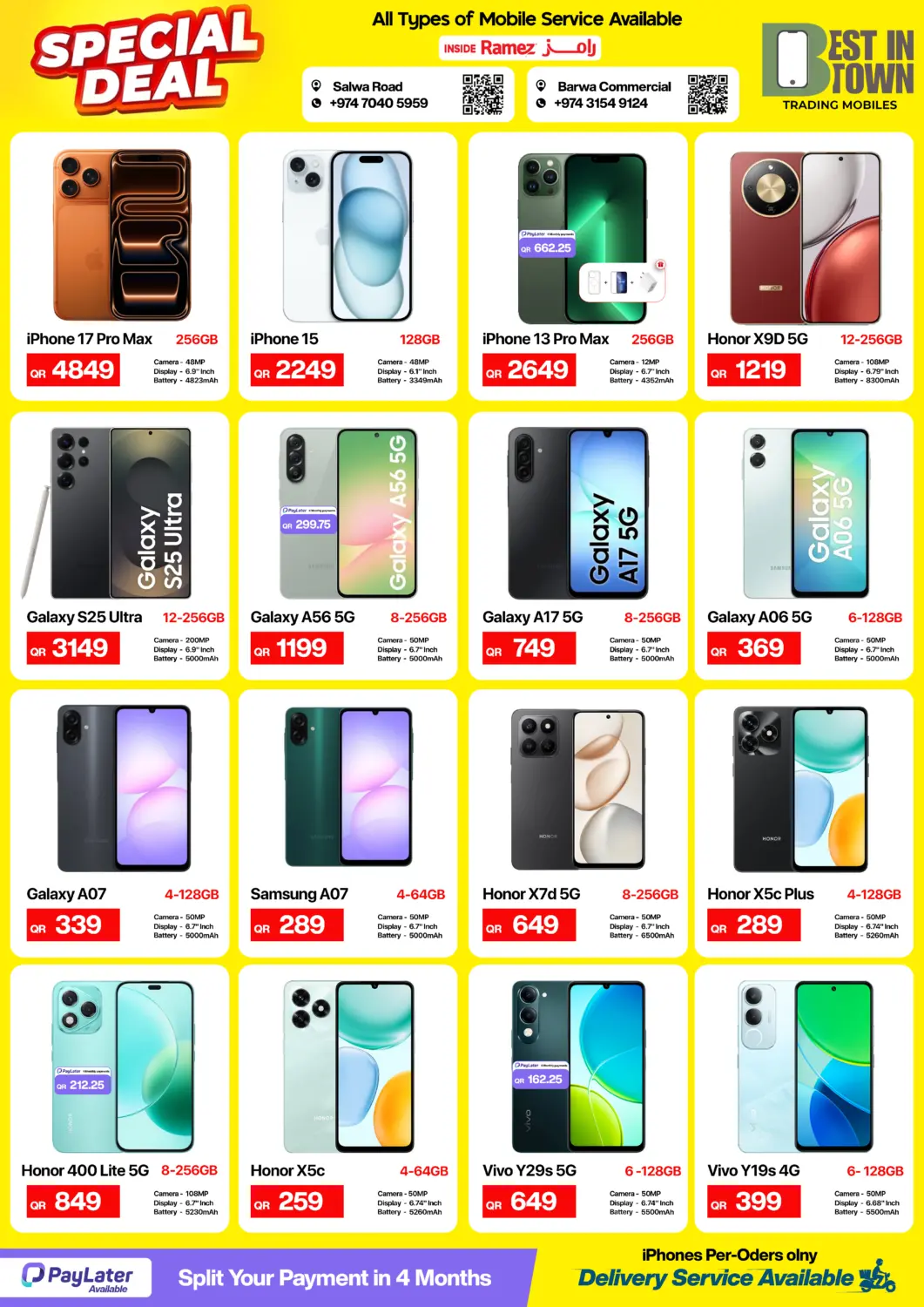 Qatar - Umm Salal Best In Town offers in D4D Online. Special Offer. . Till 23rd January