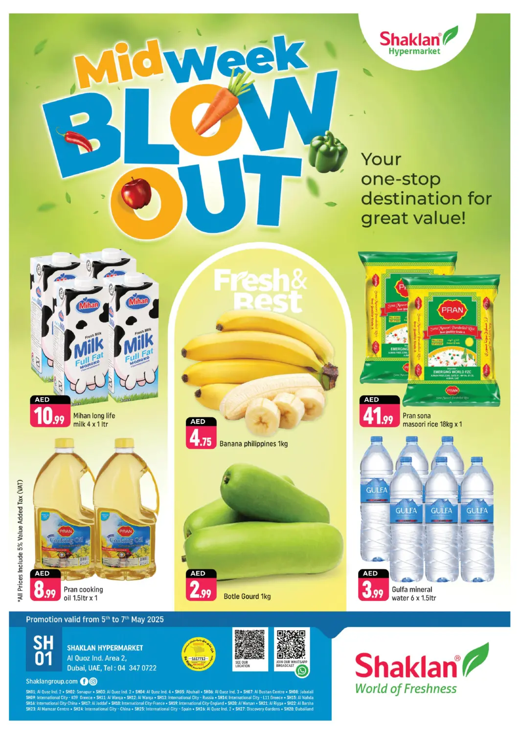UAE - Dubai Shaklan  offers in D4D Online. Al Quoz -  Ind area - 2, Dubai. . Till 7th May