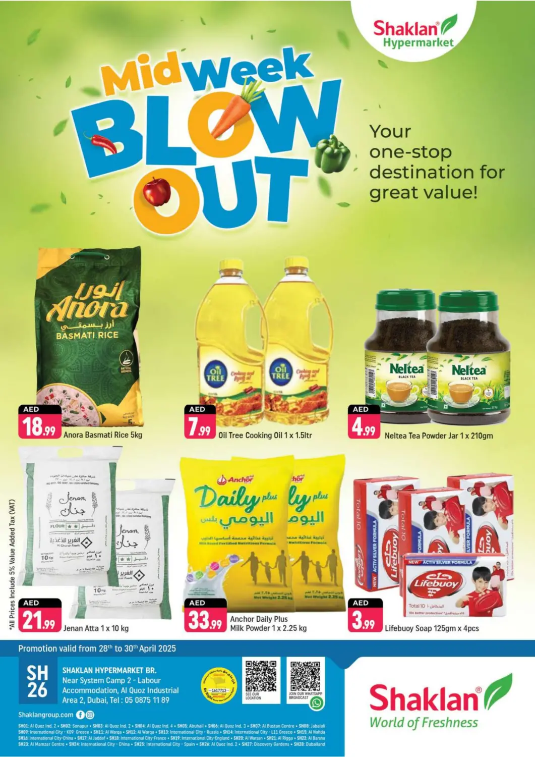 UAE - Dubai Shaklan  offers in D4D Online. Near System Camp 2 - Labour , Al quoz industrial area 2. . Till 30th April