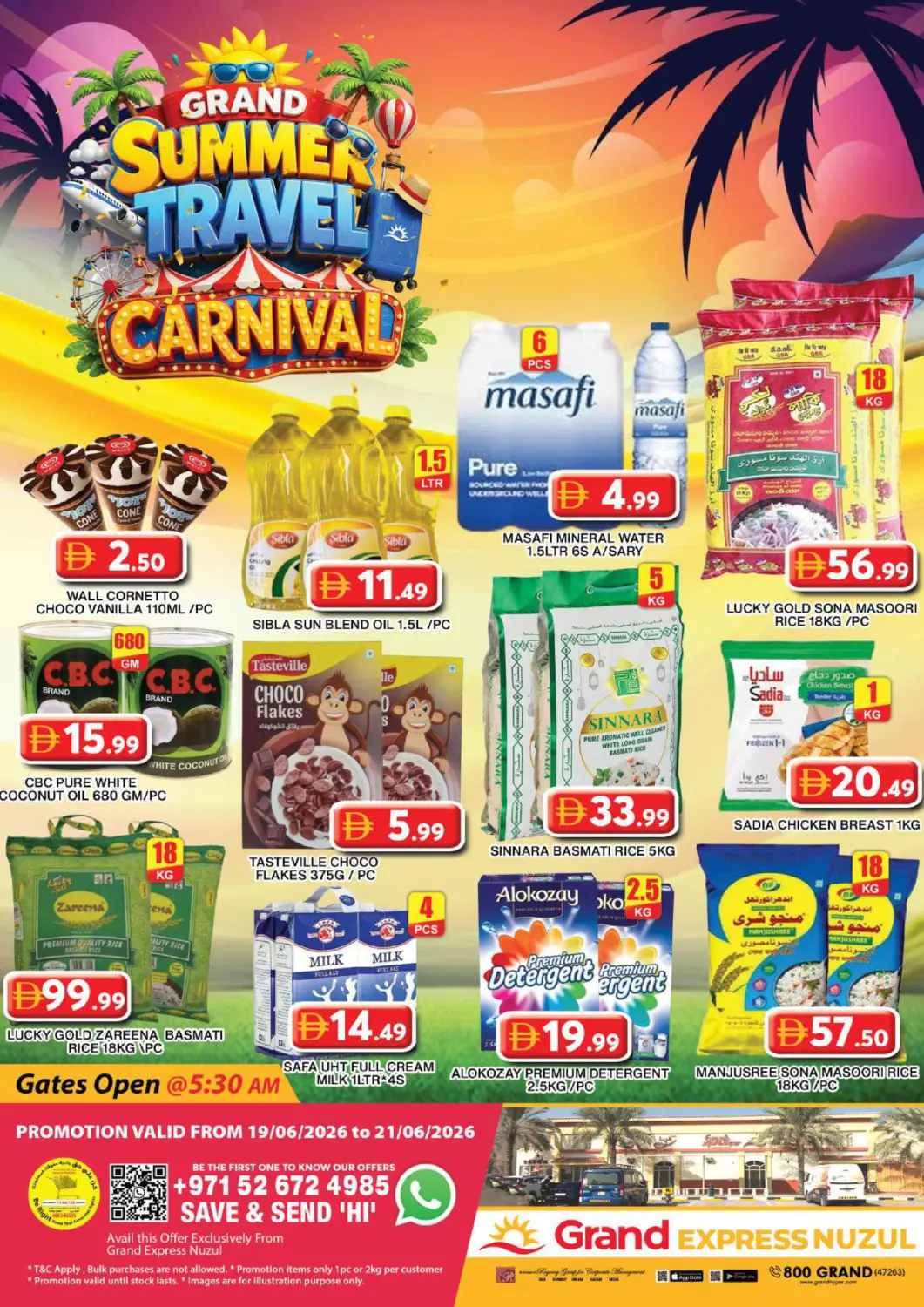 UAE - Dubai Grand Hyper Market offers in D4D Online. Grand Express Nuzul. . Till 21st June