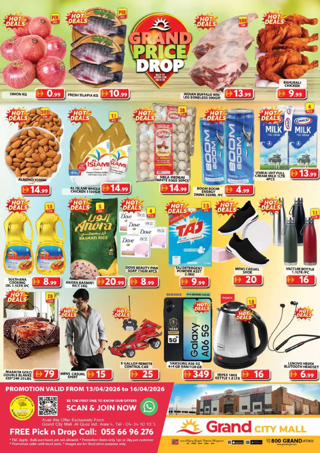 UAE - Dubai Grand Hyper Market offers in D4D Online. Grand City Mall, Dubai. . Till 16th April