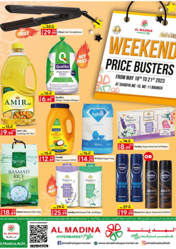 UAE - Abu Dhabi Al Madina Hypermarket offers in D4D Online. ME 10 & 11 - Weekend Price Busters. . Till 21st May