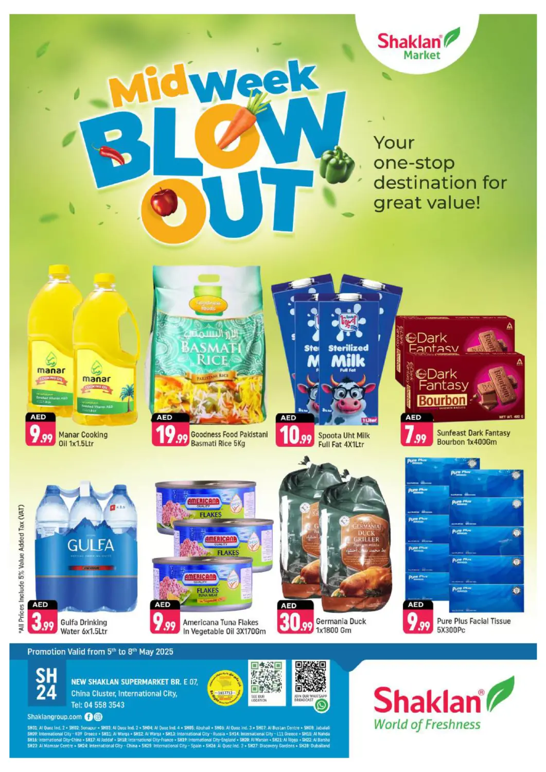UAE - Dubai Shaklan  offers in D4D Online. E-07 , China Cluster, IC, Dubai. . Till 8th May