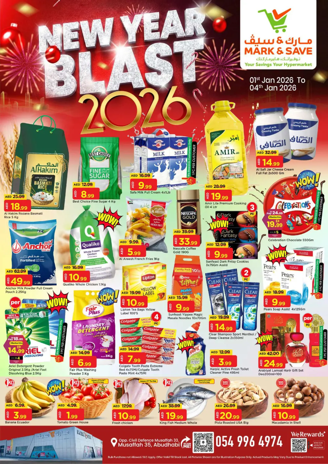 UAE - Abu Dhabi Mark & Save offers in D4D Online. Musaffah 35 ,Abu-Dhabi. . Till 4th January