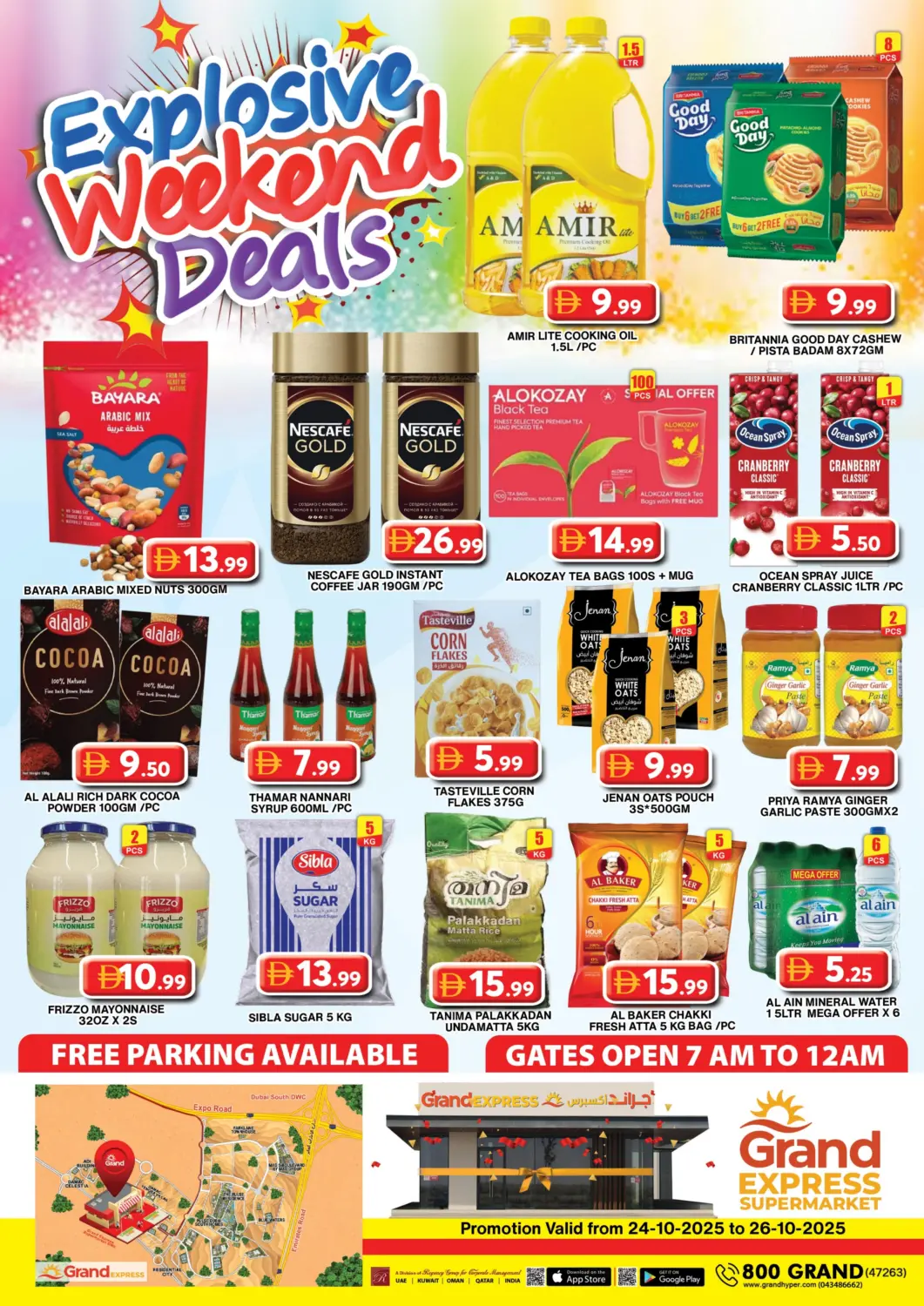 UAE - Dubai Grand Hyper Market offers in D4D Online. Grand Express Supermarket, Dubai. . Till 26th October
