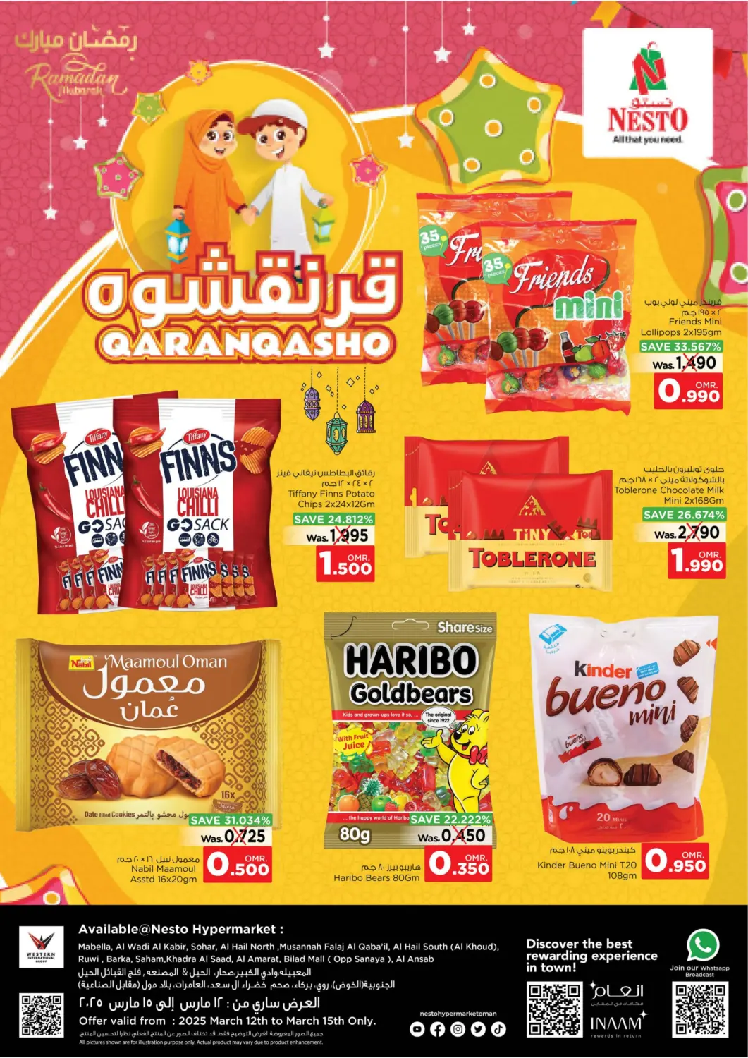Oman - Salalah Nesto Hyper Market   offers in D4D Online. Qaranqasho. . Till 15th March