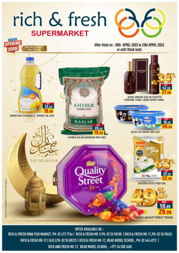 UAE - Abu Dhabi Rich & Fresh Supermarket offers in D4D Online. Eid Mubarak. . Till 23rd April