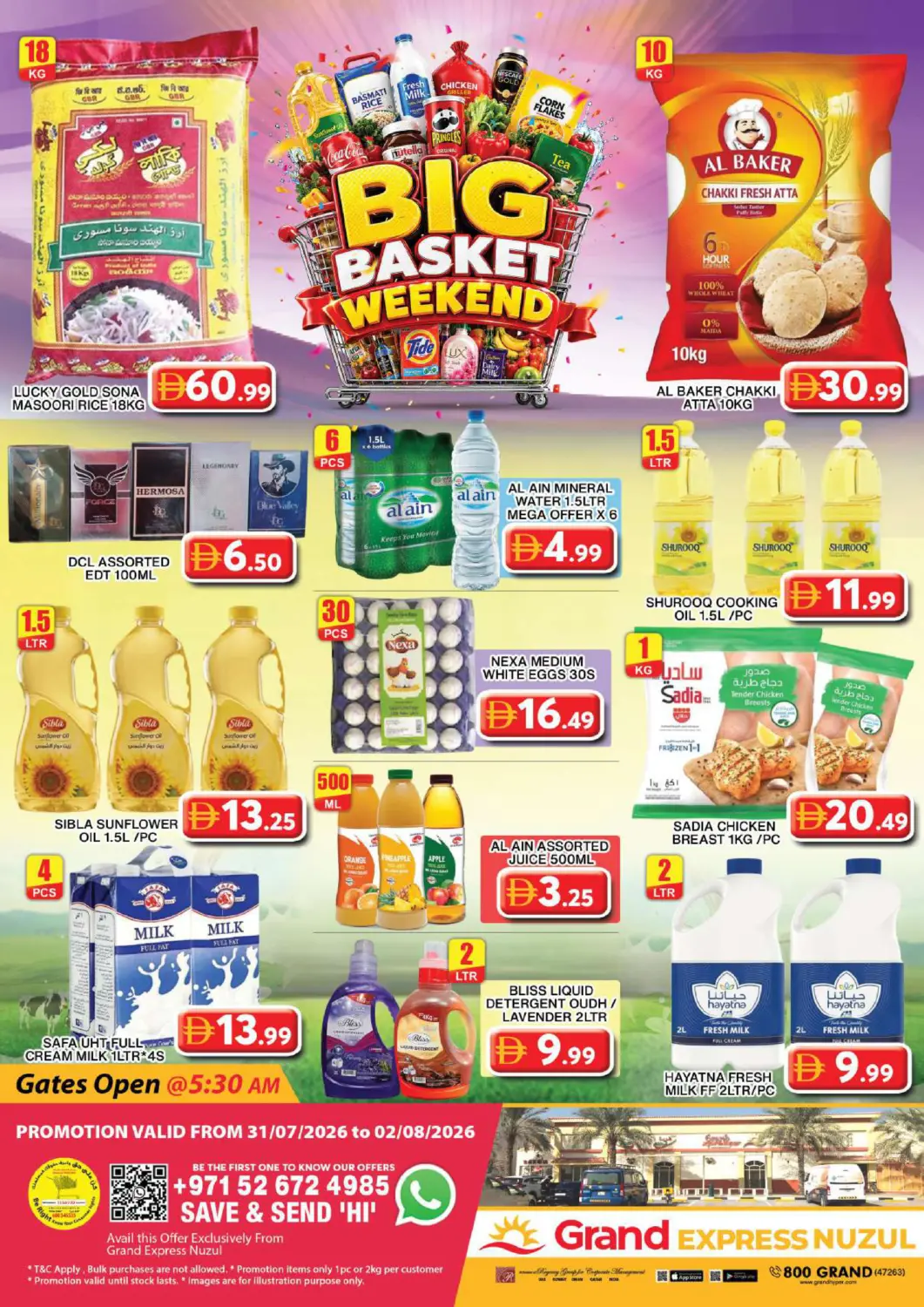 UAE - Dubai Grand Hyper Market offers in D4D Online. Grand Express Nuzul. . Till 2nd August