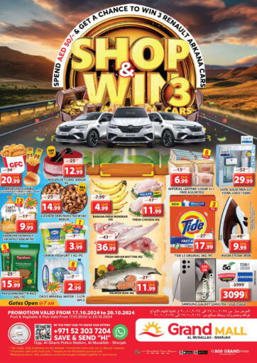 UAE - Sharjah / Ajman Grand Hyper Market offers in D4D Online. Grand Mall Sharjah. . Till 20th October