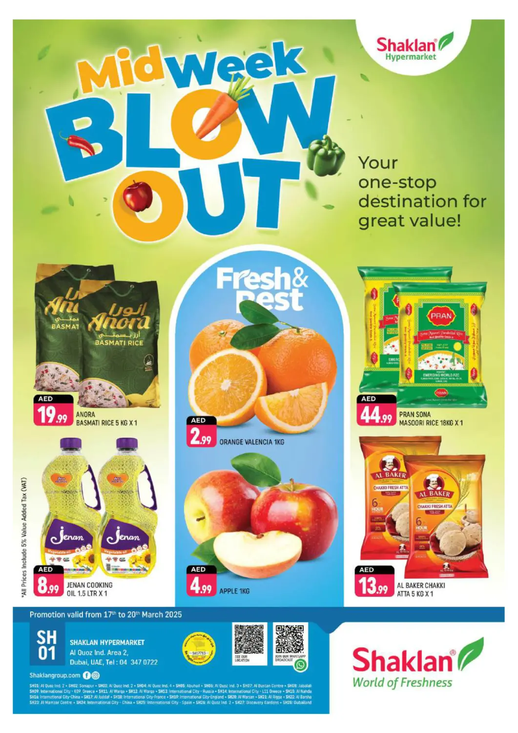 UAE - Dubai Shaklan  offers in D4D Online. Al Quoz Ind Area 2, Dubai. . Till 20th March