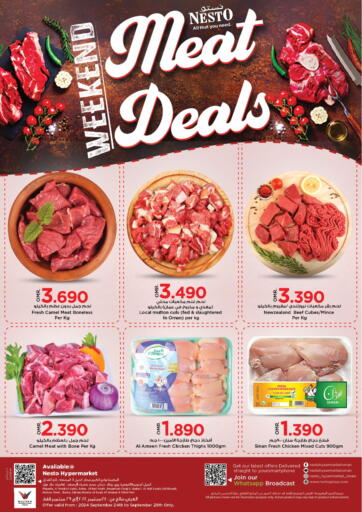 Oman - Muscat Nesto Hyper Market   offers in D4D Online. Weekend Meat Deals. . Till 29th September