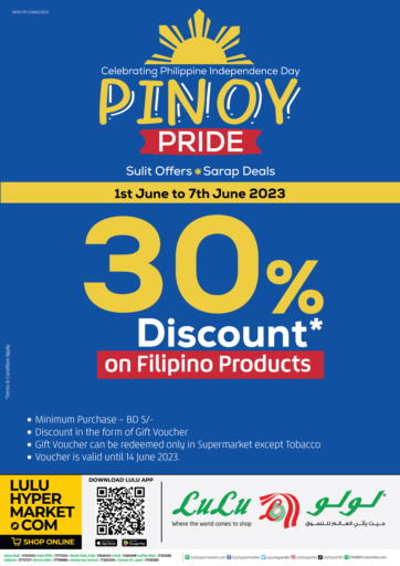 Pinoy Fest 30%Discount