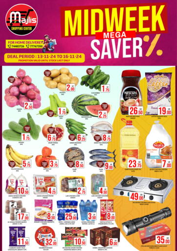 Qatar - Doha Majlis Shopping Center offers in D4D Online. Midweek Mega Saver. . Till 16th November