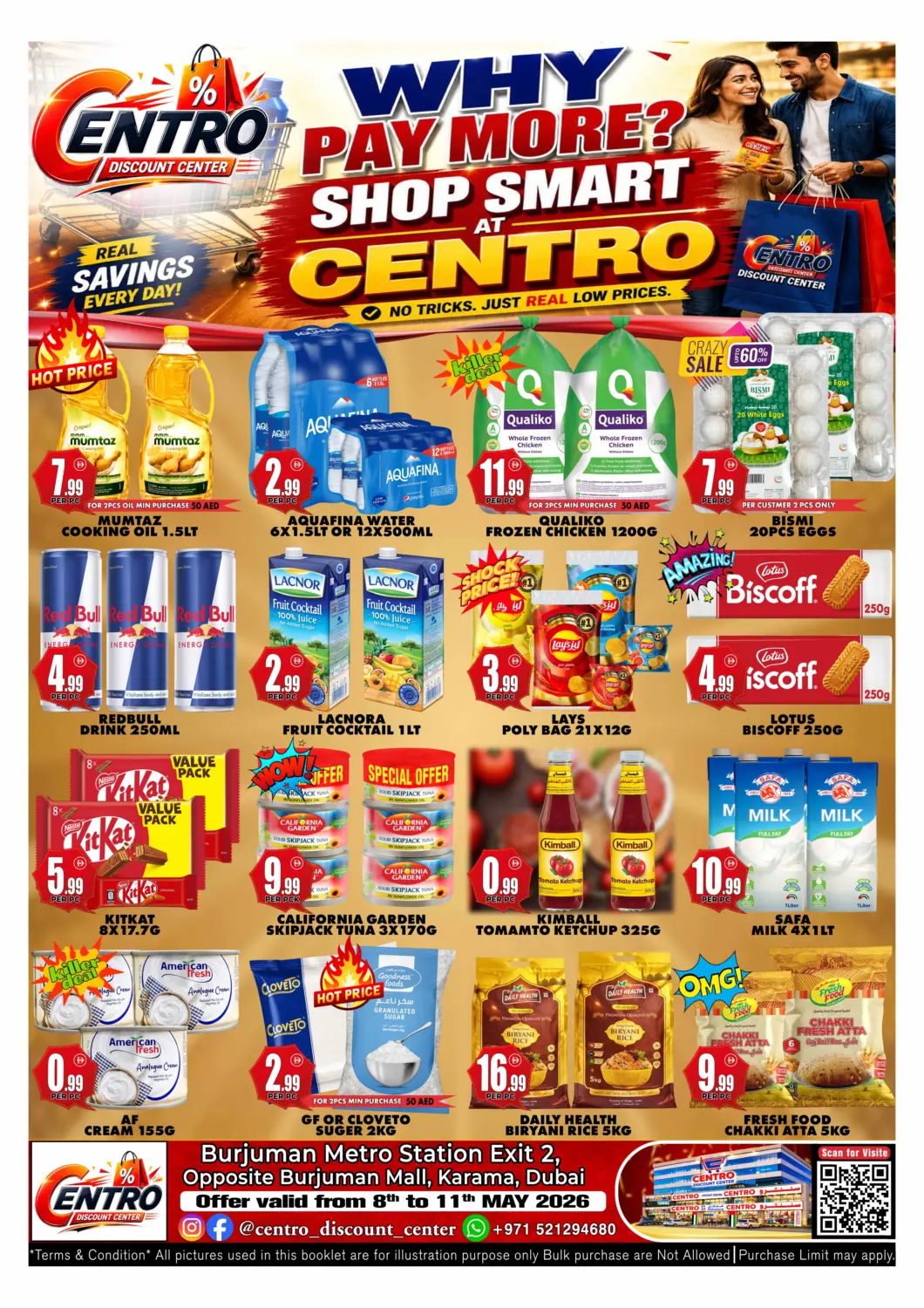 UAE - Dubai Centro Discount Center offers in D4D Online. Special Offer. . TIll 11th May