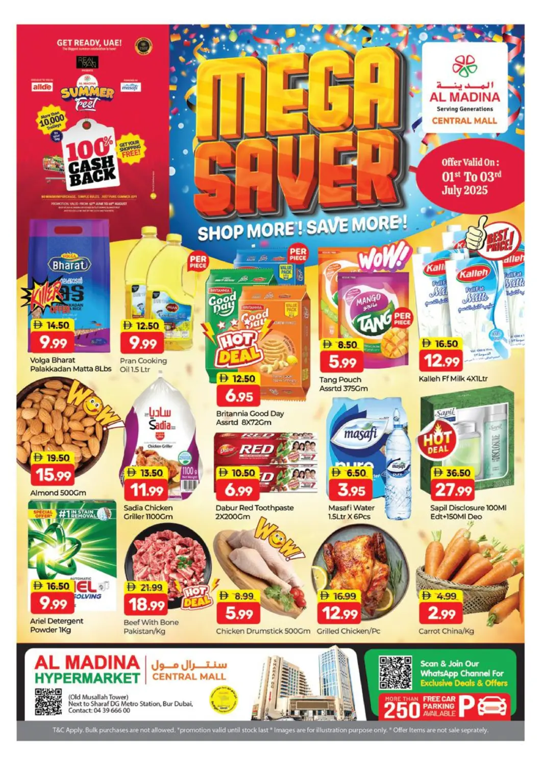 UAE - Dubai Al Madina  offers in D4D Online. Central Mall - Bur Dubai. . Till 3rd July