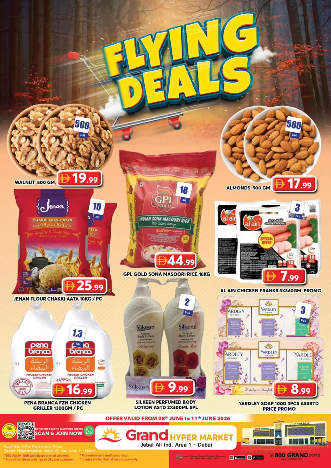 UAE - Dubai Grand Hyper Market offers in D4D Online. Jebel Ali, Ind Area 1,Dubai. . Till 11th June