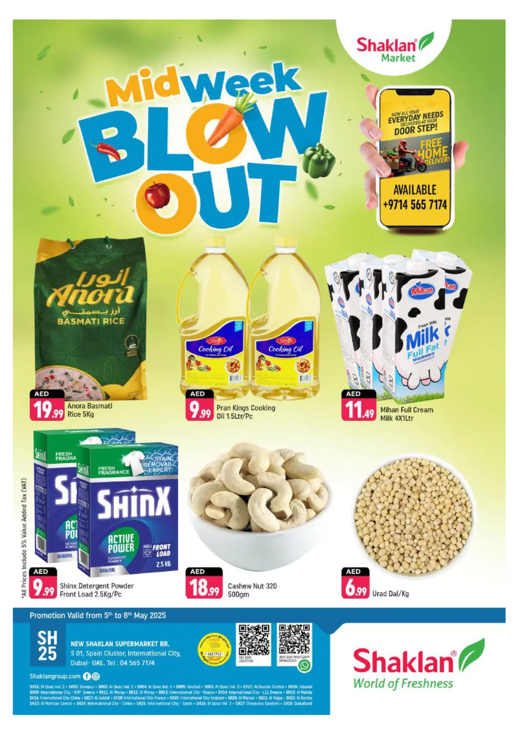 UAE - Dubai Shaklan  offers in D4D Online. Near System Camp 2- Al Qouz Ind Area 2. . Till 8th May