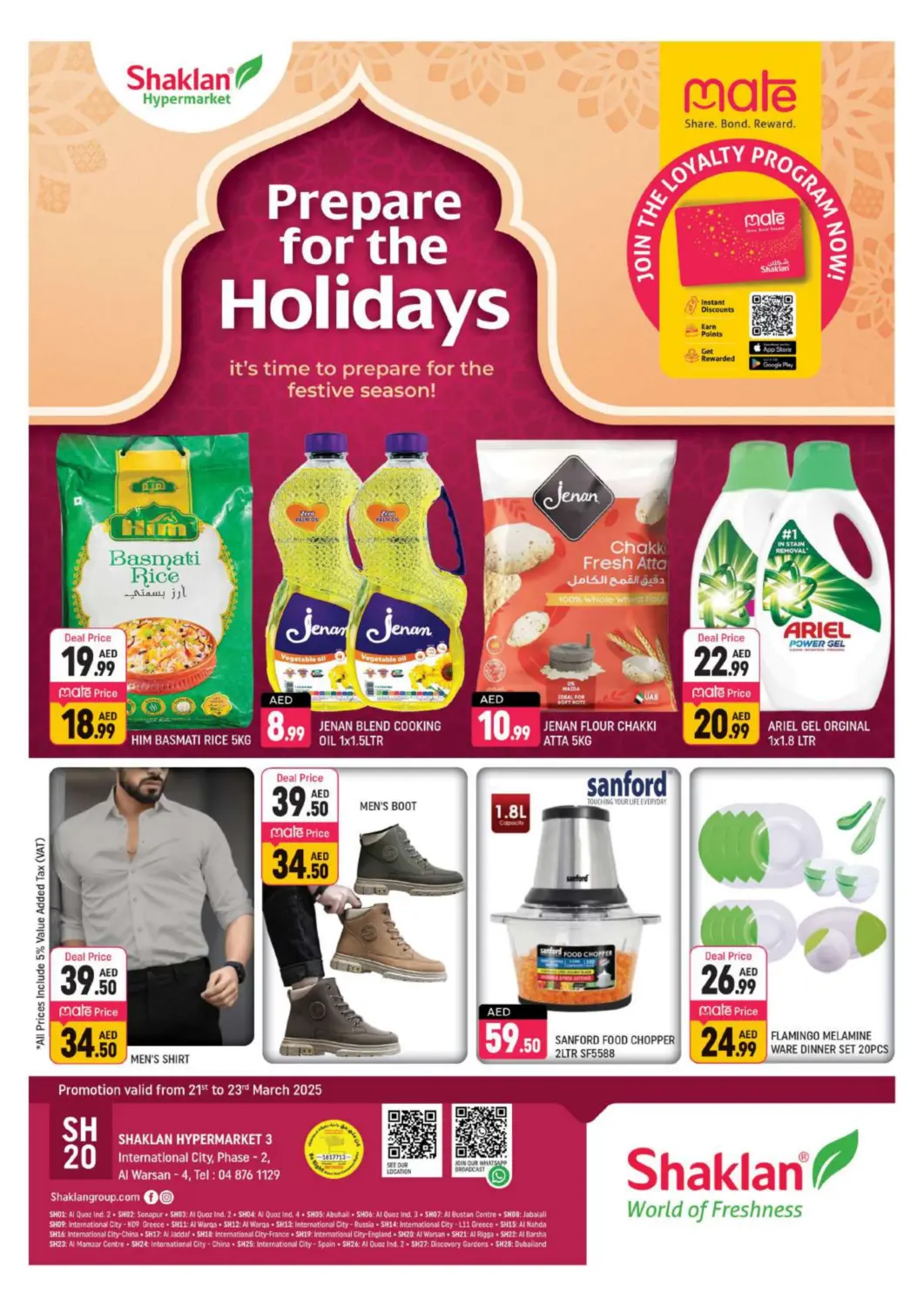 UAE - Dubai Shaklan  offers in D4D Online. IC Phase 2, Al Warsan 4, Dubai. . Till 23rd March