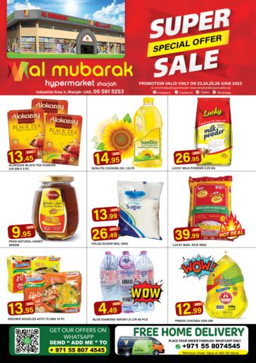 UAE - Sharjah / Ajman Al Mubarak Hypermarket Sharjah offers in D4D Online. Super Sale. . Till 26th June