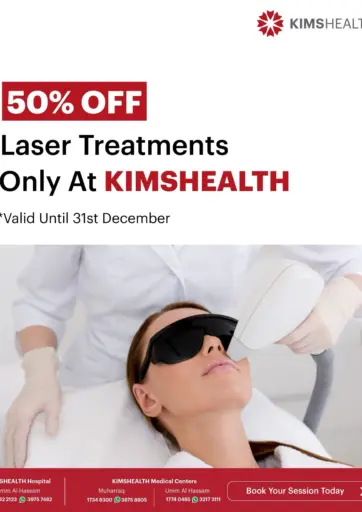 50%Off , Laser Treatments Only @Kimshealth