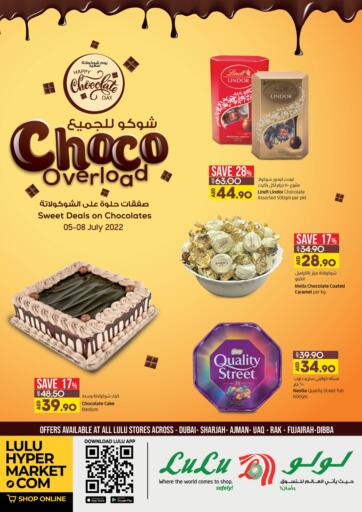 UAE - Umm al Quwain Lulu Hypermarket offers in D4D Online. Choco OverLoad. . Till 8th July