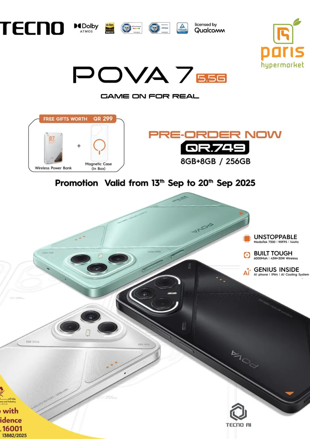 Qatar - Al-Shahaniya Paris Hypermarket offers in D4D Online. POVA 7. . Till 20th September