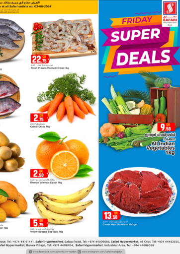 Qatar - Doha Safari Hypermarket offers in D4D Online. Friday Super Deals. . Only On 2nd August