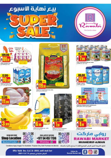 UAE - Sharjah / Ajman Rawabi Market Ajman offers in D4D Online. Mushrif-  Ajman. . Till 8th December