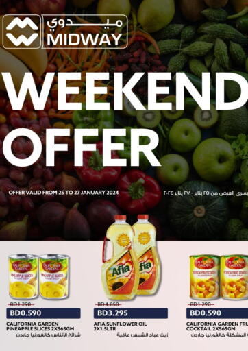 Bahrain Midway Supermarket offers in D4D Online. Weekend Offer. . Till 27th January