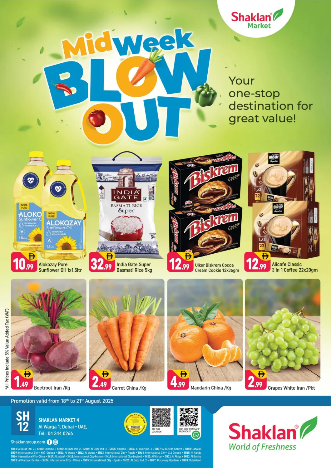 UAE - Dubai Shaklan  offers in D4D Online. Al Warqa 1 , Dubai. . Till 21st August