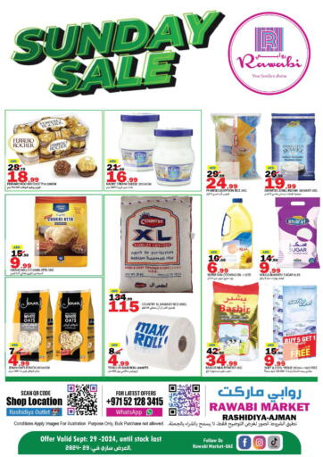 UAE - Sharjah / Ajman Rawabi Market Ajman offers in D4D Online. Sunday Sale. . Only On 29th October