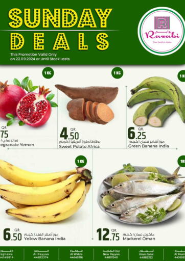 Qatar - Al Rayyan Rawabi Hypermarkets offers in D4D Online. Sunday Deals. . Only On 22nd September