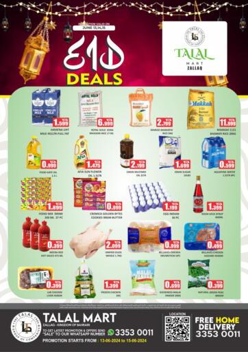Bahrain Talal Markets offers in D4D Online. Eid Deals @ Zallaq. . Till 15th June