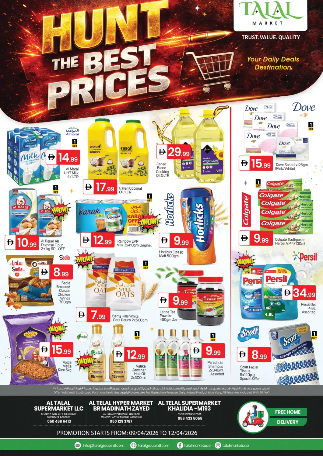 UAE - Abu Dhabi TALAL MARKET offers in D4D Online. Abudhabi. . Till 12th April