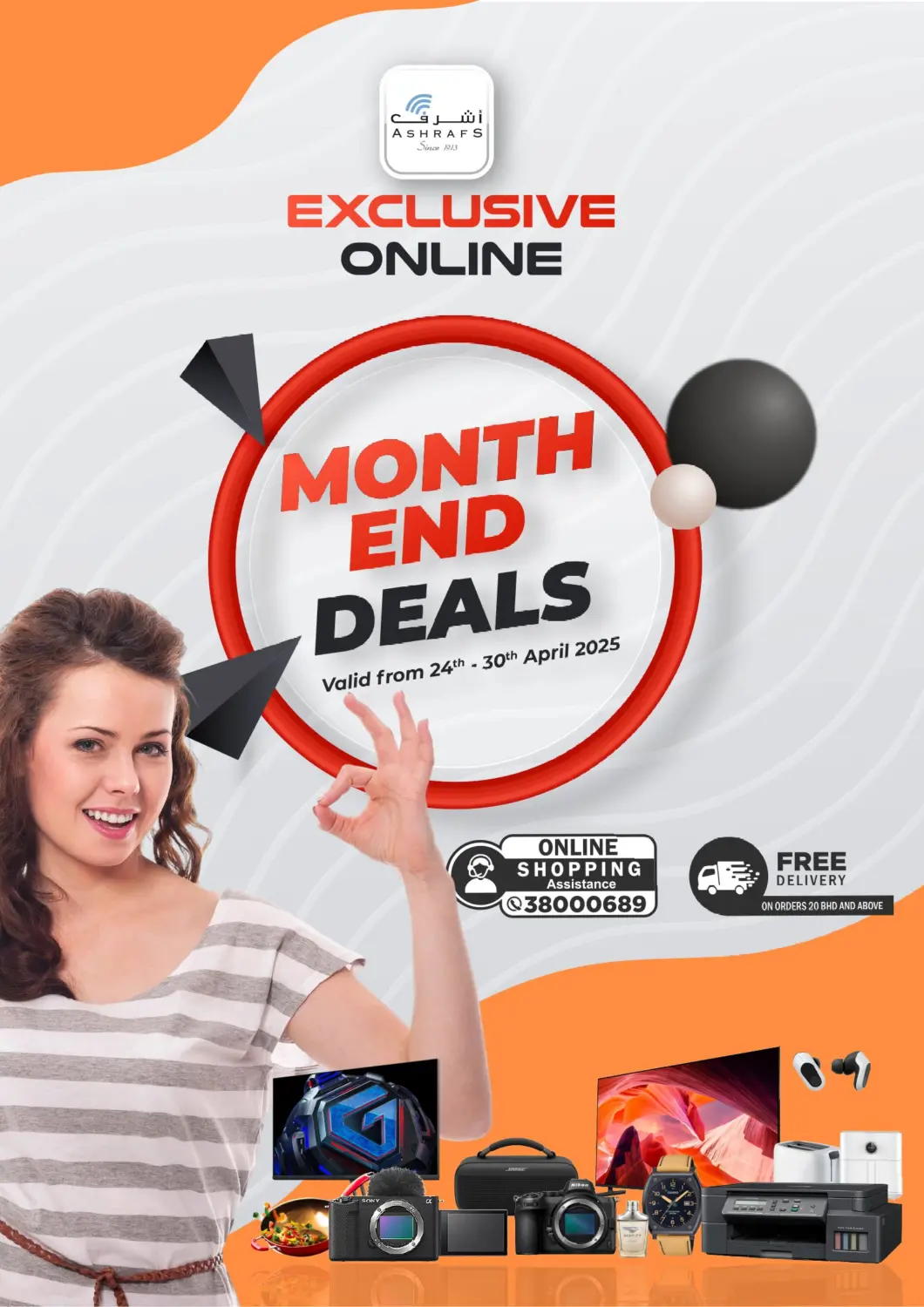 Bahrain Ashrafs offers in D4D Online. Month End Deals. . Till 30th April