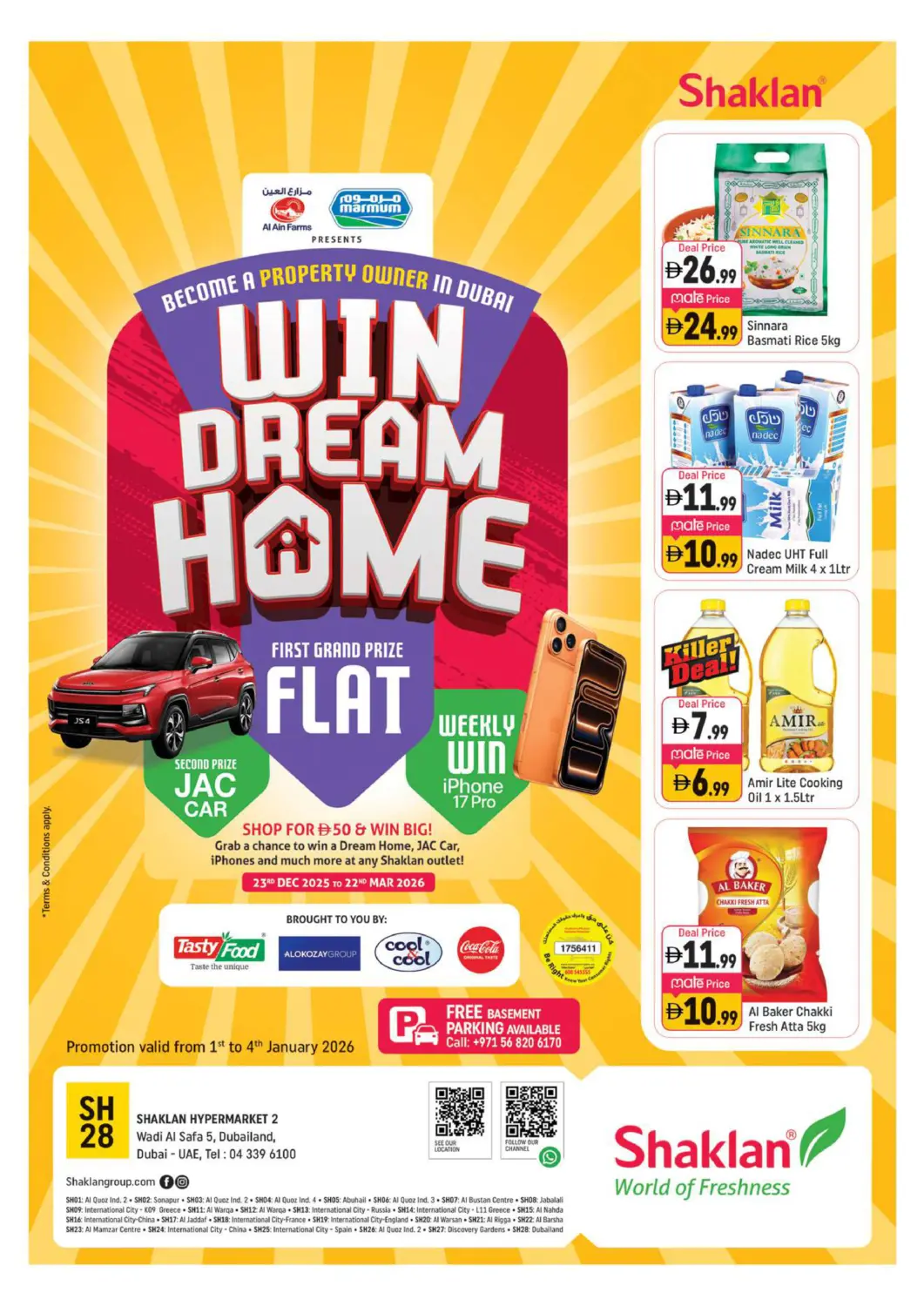 UAE - Dubai Shaklan  offers in D4D Online. Wadi Al Safa 5, Dubailand. . Till 4th January