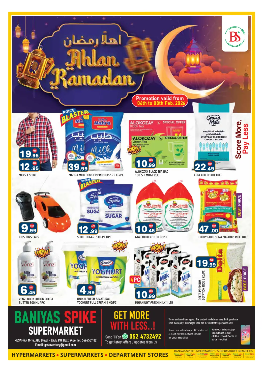 UAE - Abu Dhabi Baniyas Spike  offers in D4D Online. Musaffah 14 - Abudhabi. . Till 8th February