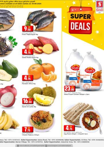 Qatar - Doha Safari Hypermarket offers in D4D Online. Super Deals. . Only On 18th August