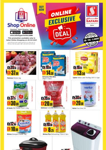 Qatar - Umm Salal Safari Hypermarket offers in D4D Online. Online Exclusive Deal. . Only On 20th April