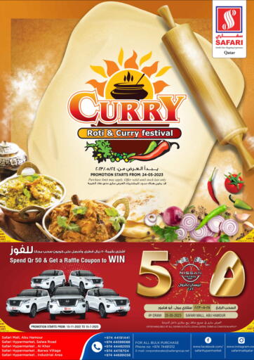 Qatar - Doha Safari Hypermarket offers in D4D Online. Roti & Curry Festival. . Till 31st May