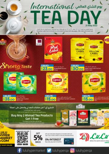 Qatar - Doha LuLu Hypermarket offers in D4D Online. International Tea Day. . Till 23rd May